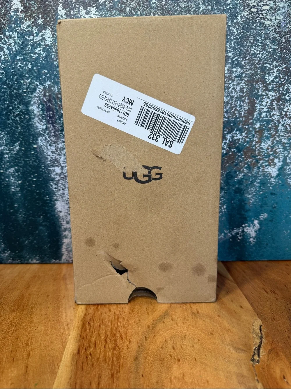 UGG Minimalist Tye Black Nubuck Perforated‎ Sneakers Size 6 NIB